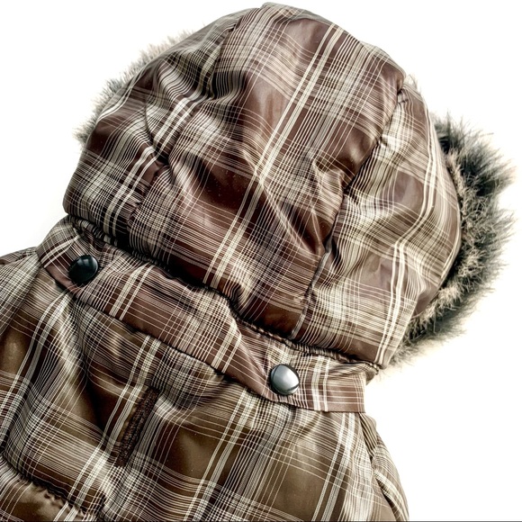 | pup plaid fur-lined parka | - Picture 5 of 13